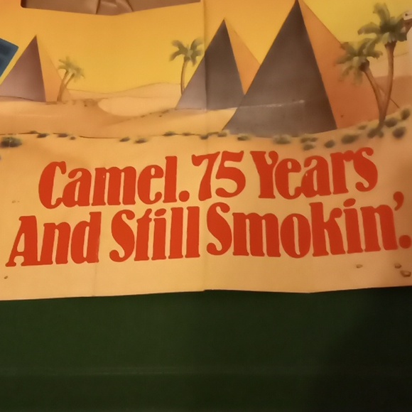 Auto Shade1988 Windshield Sun blocker featuring Camel 75th Birthday!! - Picture 2 of 10